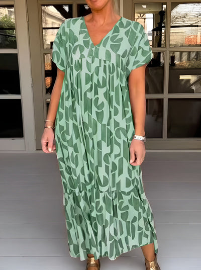 Septime™ - Robe Femme Décontractée à Col en V