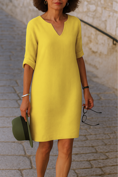 Patrice™ - Robe élégante à col en V