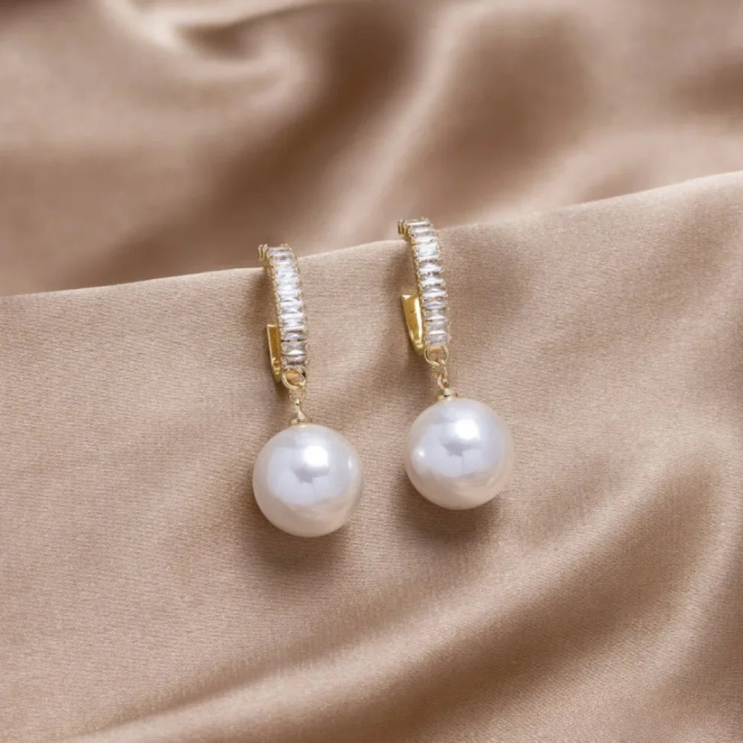 Eveli™ - Boucles d’oreilles de luxe avec perle