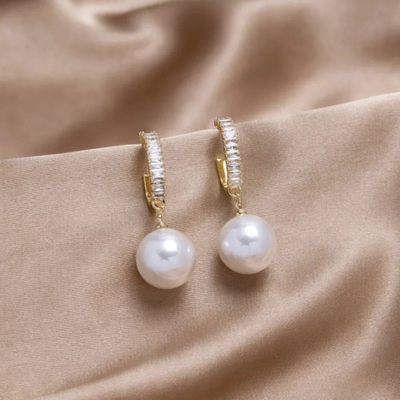Eveli™ - Boucles d’oreilles de luxe avec perle