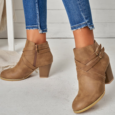 Bridgett™ - Bottes orthopédiques en cuir
