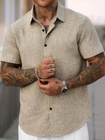 Brice™ - Chemise en lin mélangé, légère et aérienne