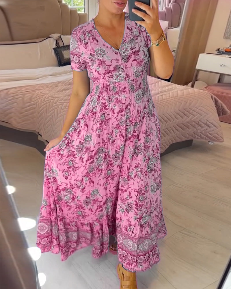 Mabelle™ - Robe fleurie élégante