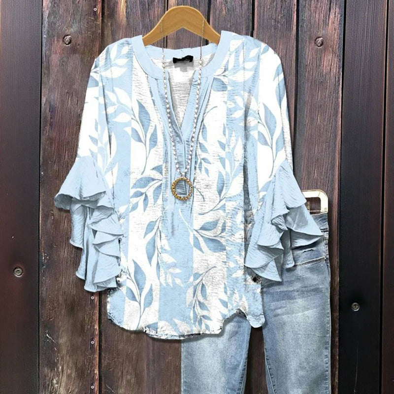 Marie-Flore™ - Blouse d’été élégante