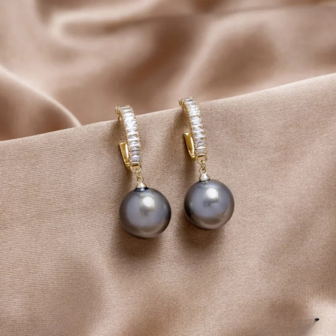 Eveli™ - Boucles d’oreilles de luxe avec perle