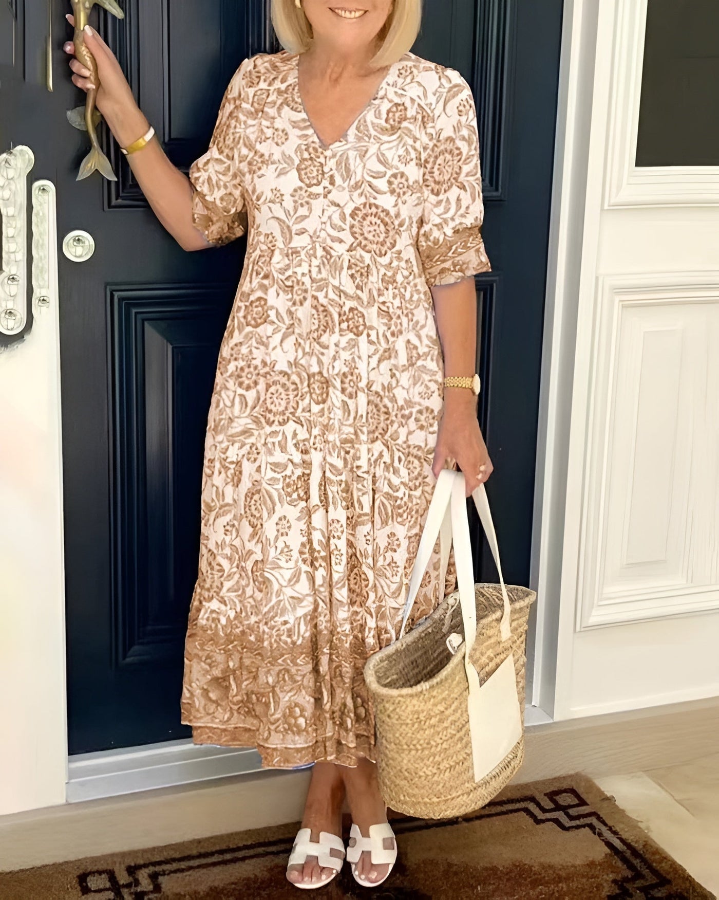 Nann™ - Robe Fleurie Stylée