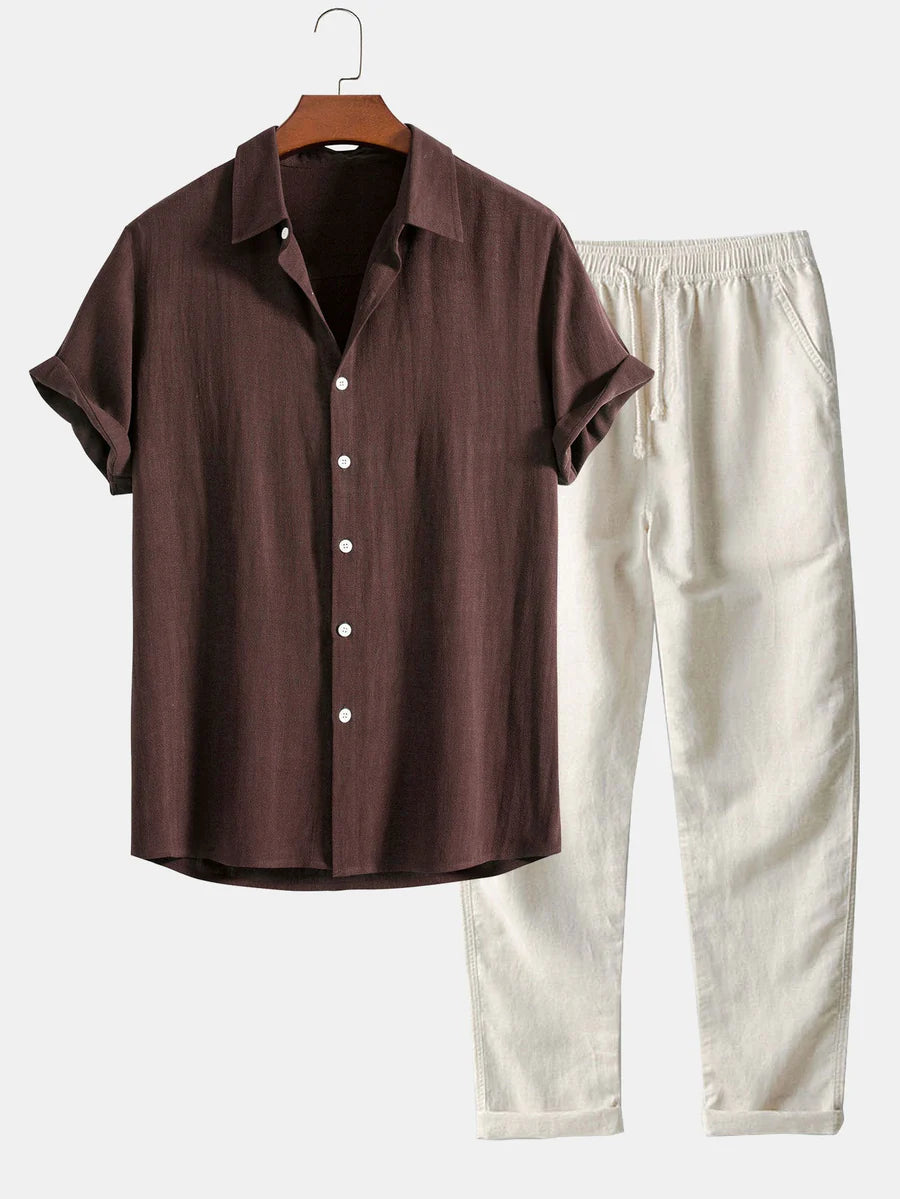 Moor™ - Ensemble d’été léger en lin pour confort et style