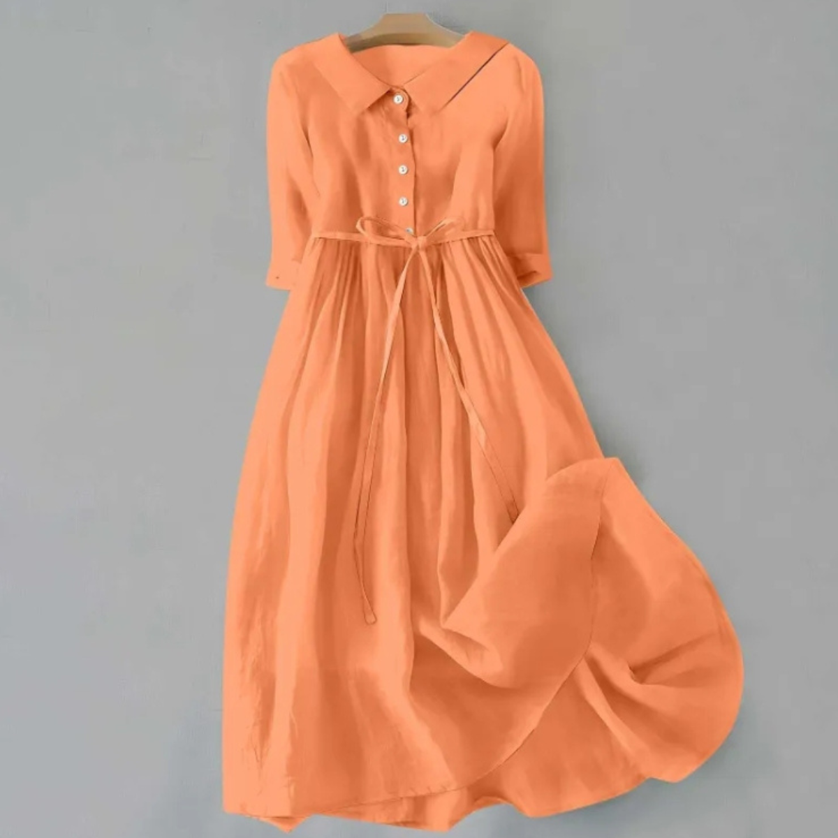 Maryl™ - Robe élégante en lin