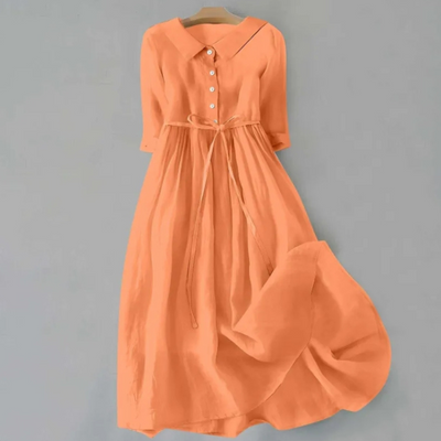 Maryl™ - Robe élégante en lin