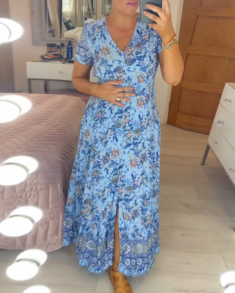 Mabelle™ - Robe fleurie élégante