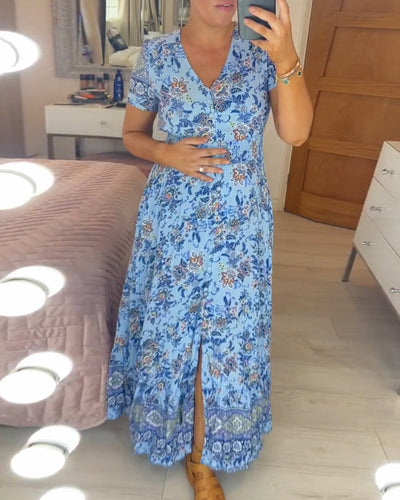 Mabelle™ - Robe fleurie élégante