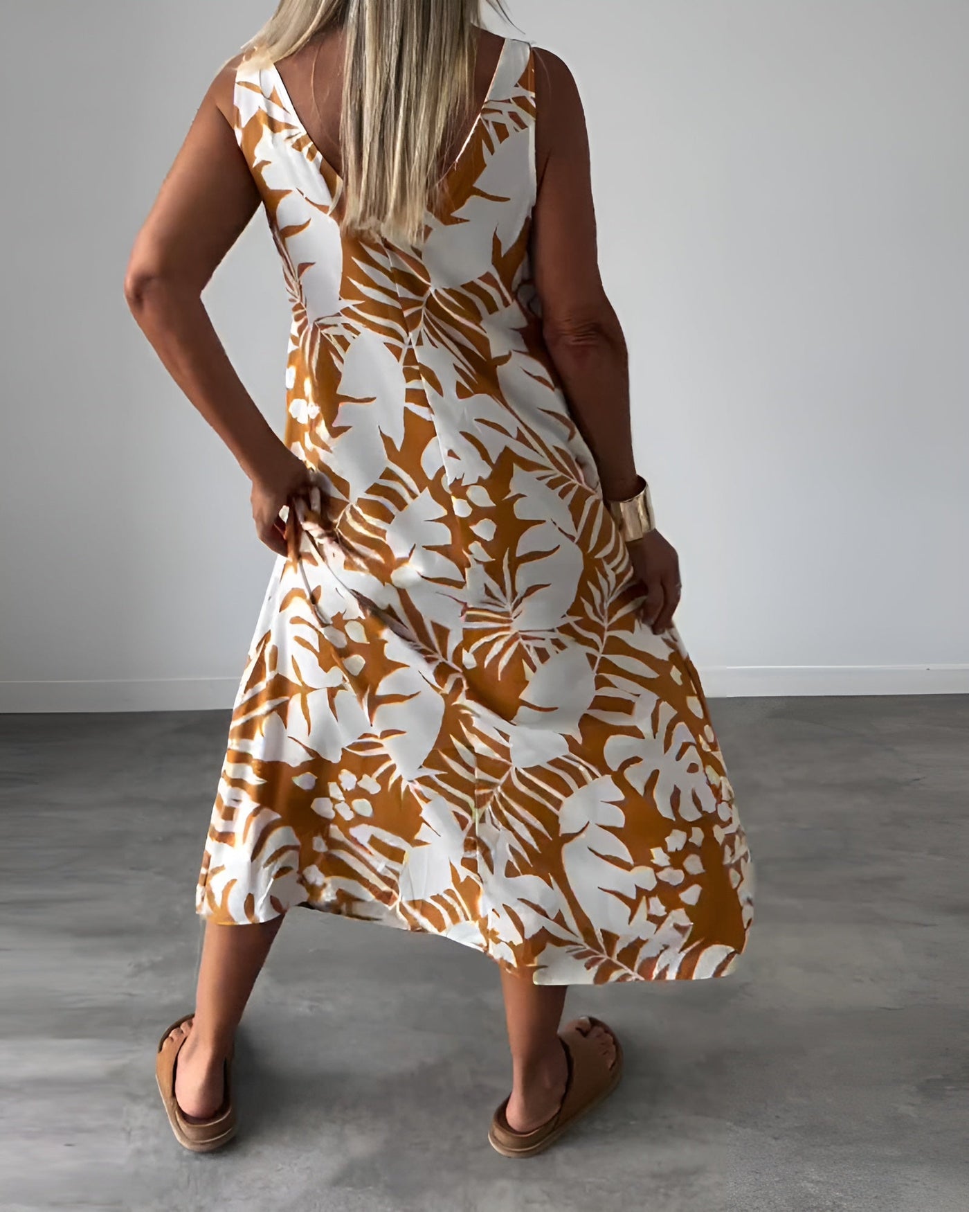 Nadiya™ - Robe Sans Manches Stylée