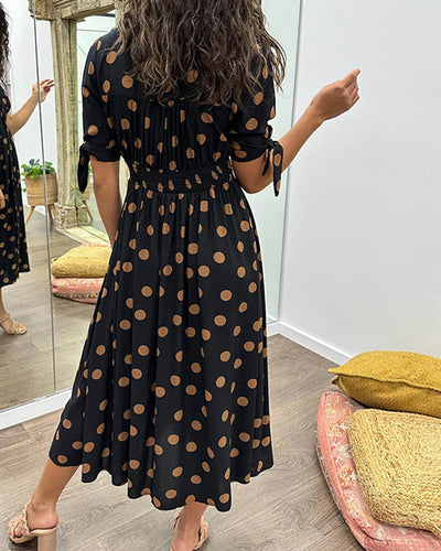 Maud™ -  Robe élégante à pois
