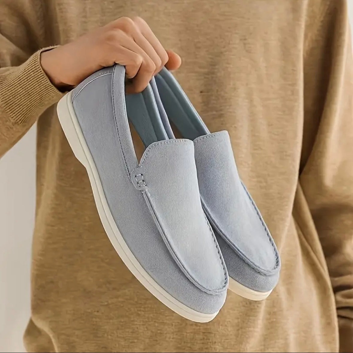 Charles™ - Vos élégants mocassins en suède