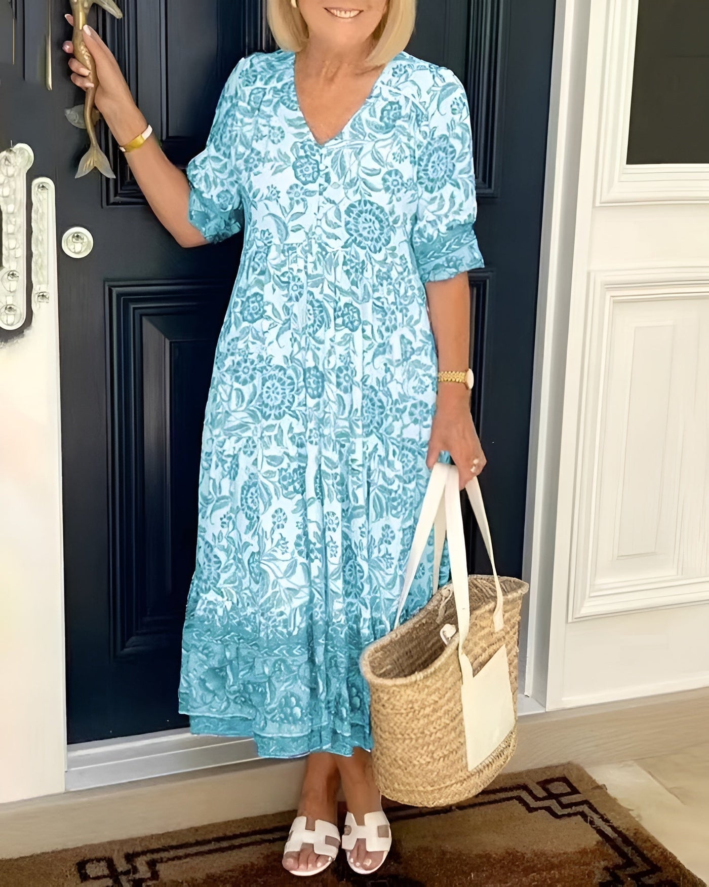 Nann™ - Robe Fleurie Stylée