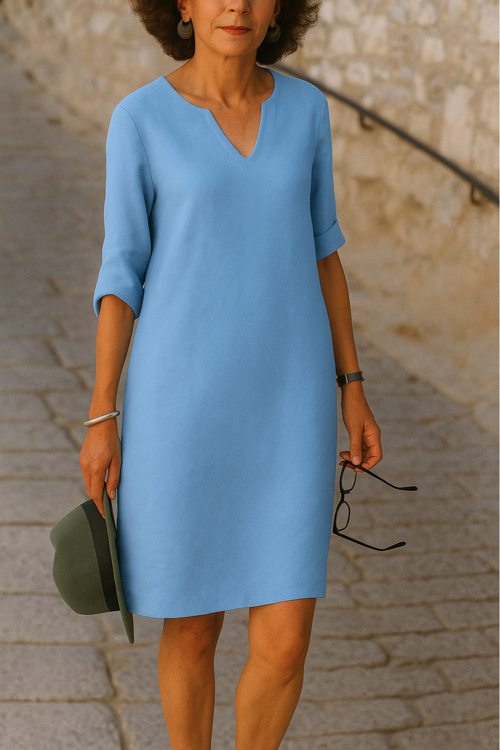 Patrice™ - Robe élégante à col en V