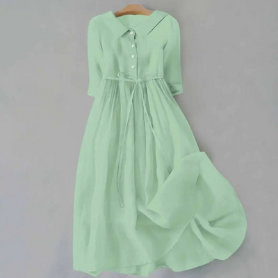 Maryl™ - Robe élégante en lin