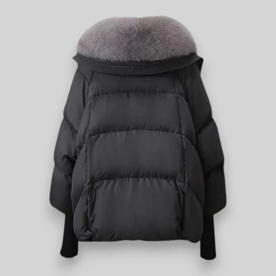 Alma™ - Veste femme élégante à col fourrure