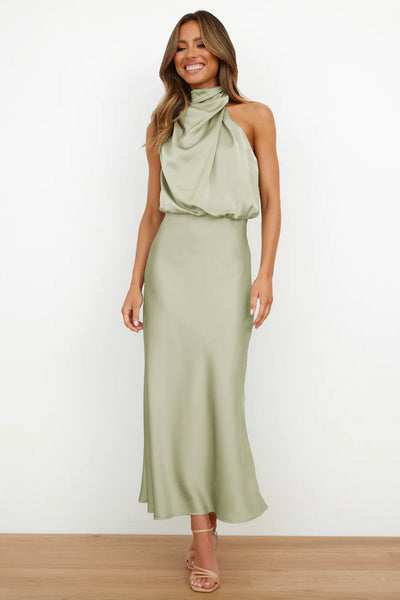 Arianne™ - Robe longue à col halter