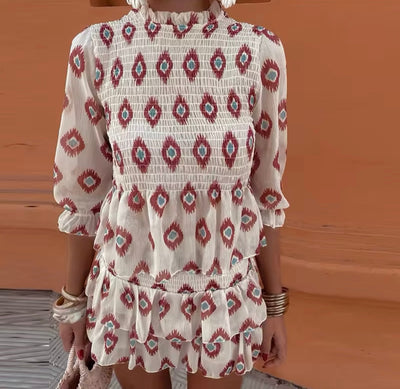 Carola™ - Robe courte style vintage
