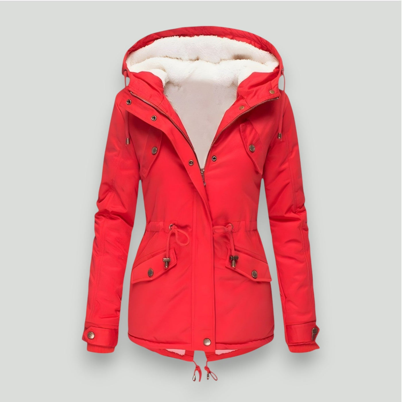 Liselott™ - Manteau femme chaud doublé avec capuche