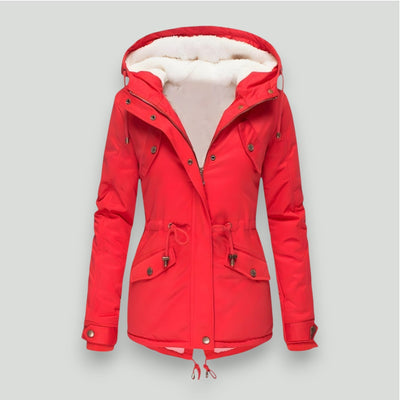 Liselott™ - Manteau femme chaud doublé avec capuche