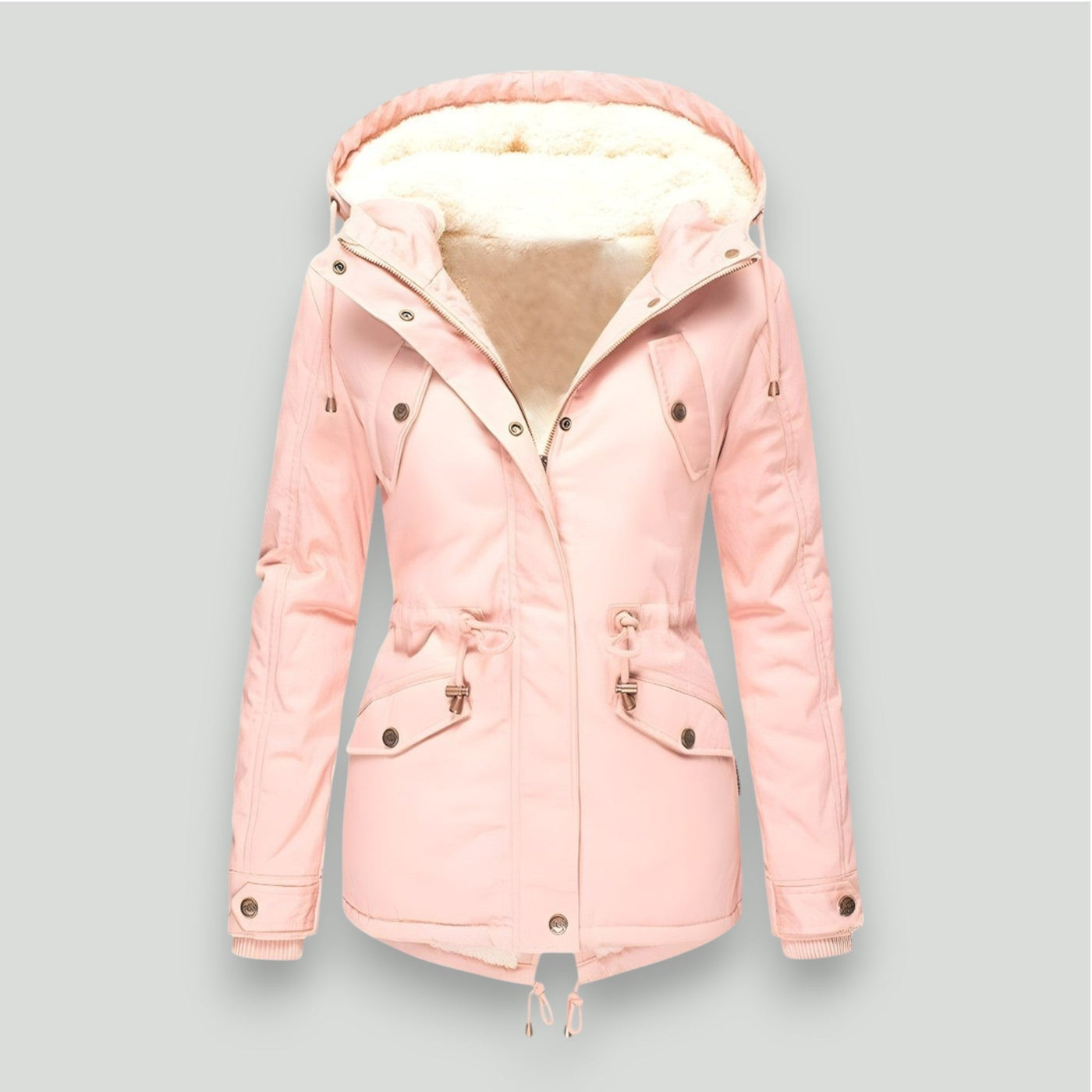 Liselott™ - Manteau femme chaud doublé avec capuche