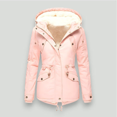 Liselott™ - Manteau femme chaud doublé avec capuche