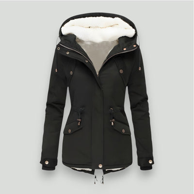 Liselott™ - Manteau femme chaud doublé avec capuche
