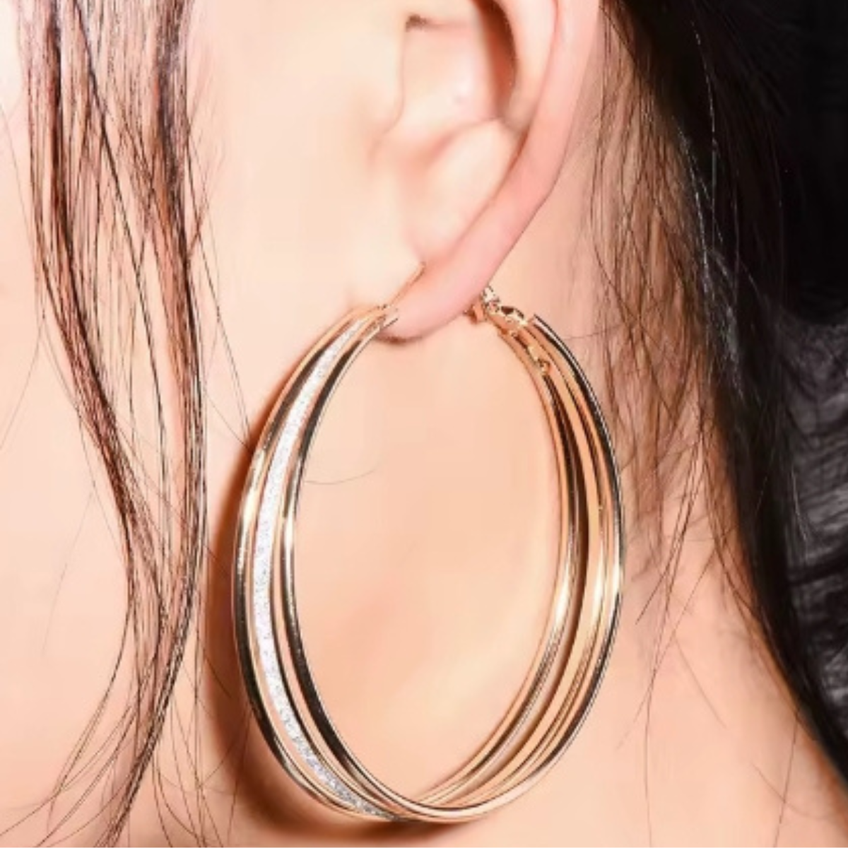 Armelle™ - Boucles d’oreilles superposées