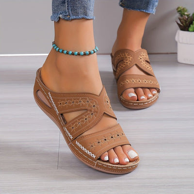 Kristel™ - Sandales brodées