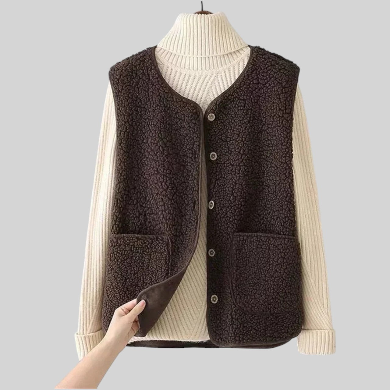Fay™ - Gilet femme chaud avec poches