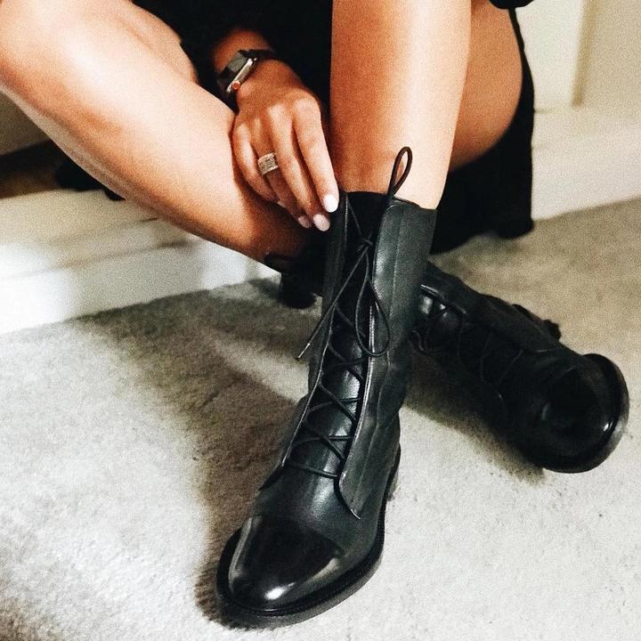 Chanine™ - Bottes orthopédiques en cuir