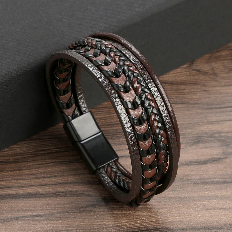 Dash™ - Bracelet en cuir tressé