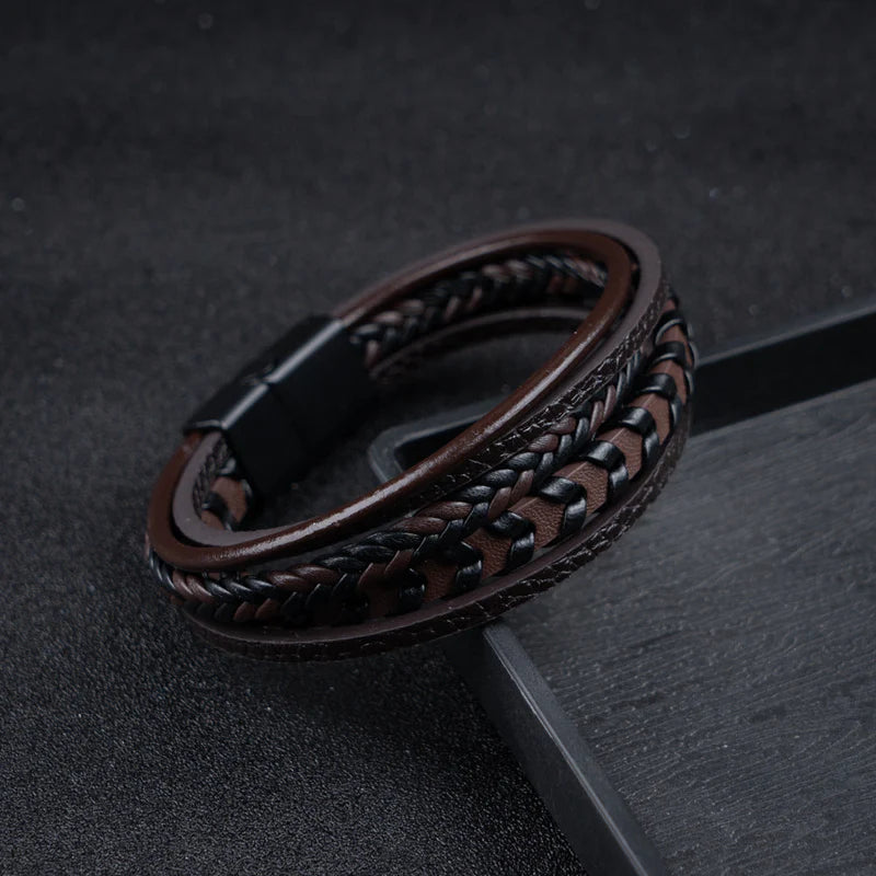 Dash™ - Bracelet en cuir tressé