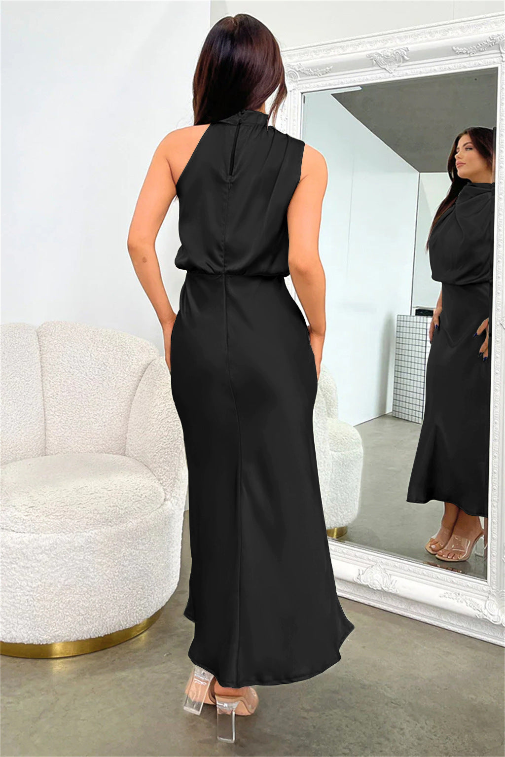 Arianne™ - Robe longue à col halter