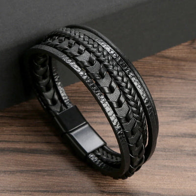 Dash™ - Bracelet en cuir tressé