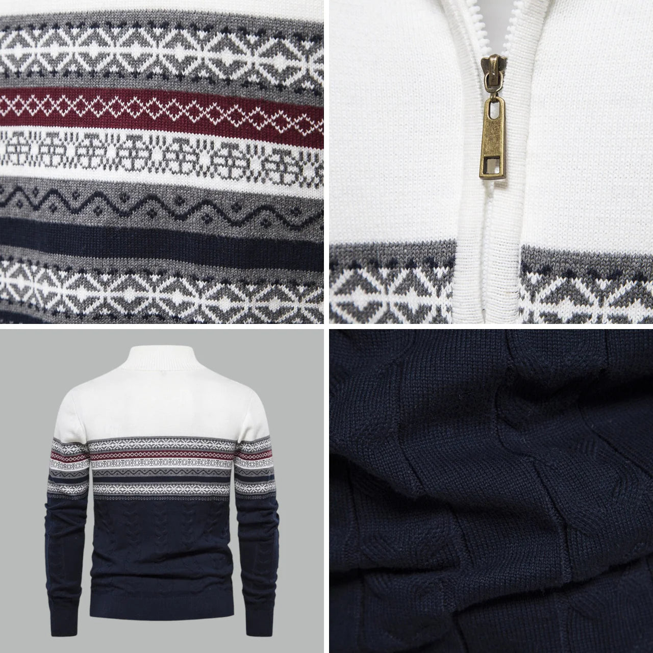 Malthe™ - Pull en maille élégant à col montant