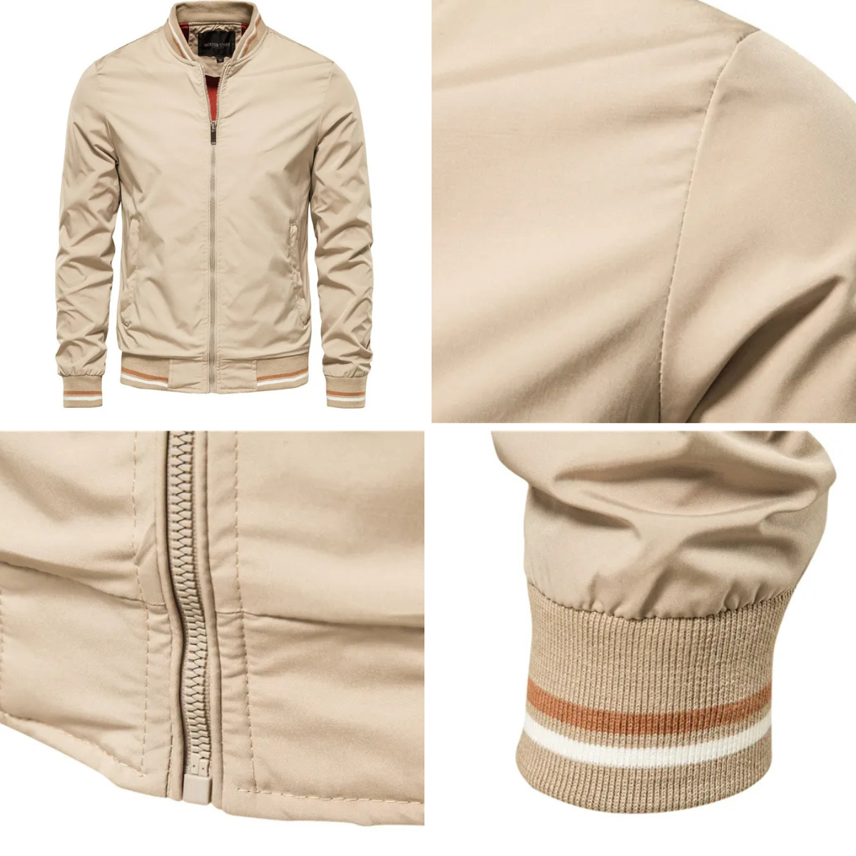 Harm™ - Veste rayée avec fermeture éclair