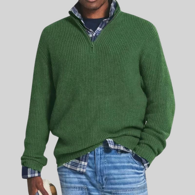 Simon™ - Pull homme classique à demi-zip