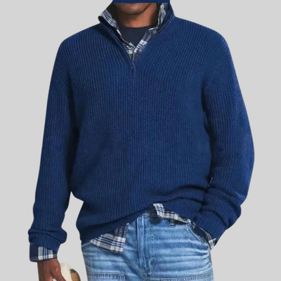 Simon™ - Pull homme classique à demi-zip