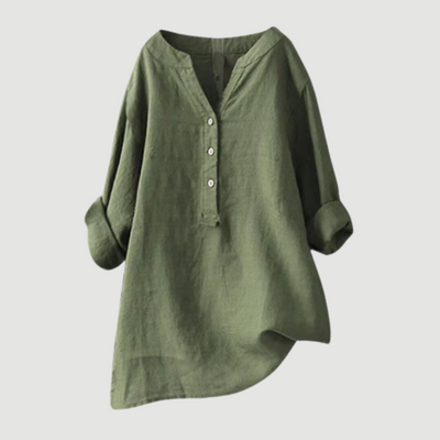 Joyelle™ - Blouse légère à boutons