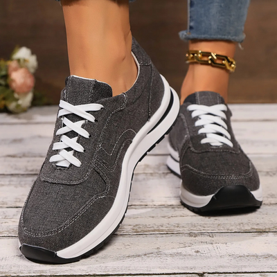 Alison™ - Baskets femme en denim