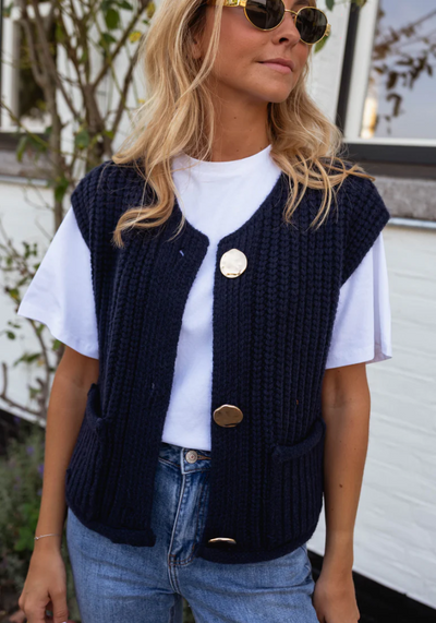 Minna™ - Gilet sans manches élégant