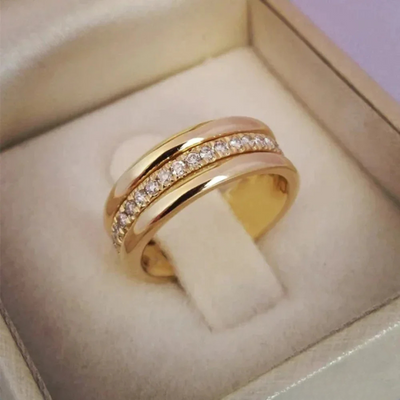 Coletta™ - Bague élégante sertie de zirconium
