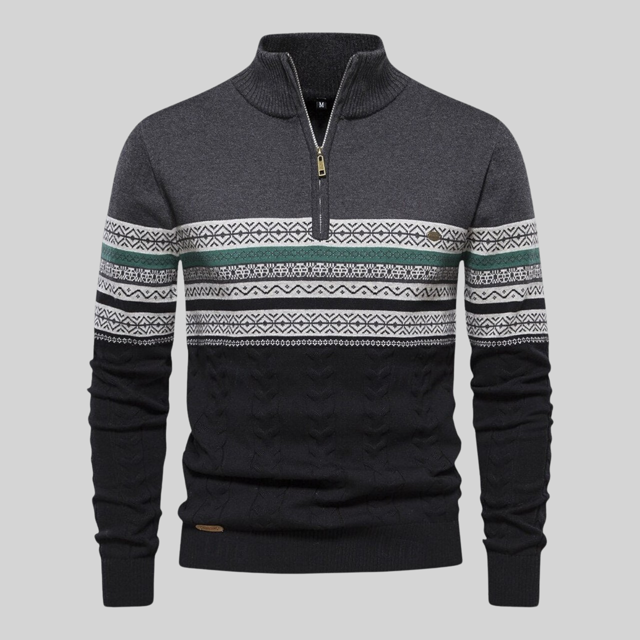 Malthe™ - Pull en maille élégant à col montant