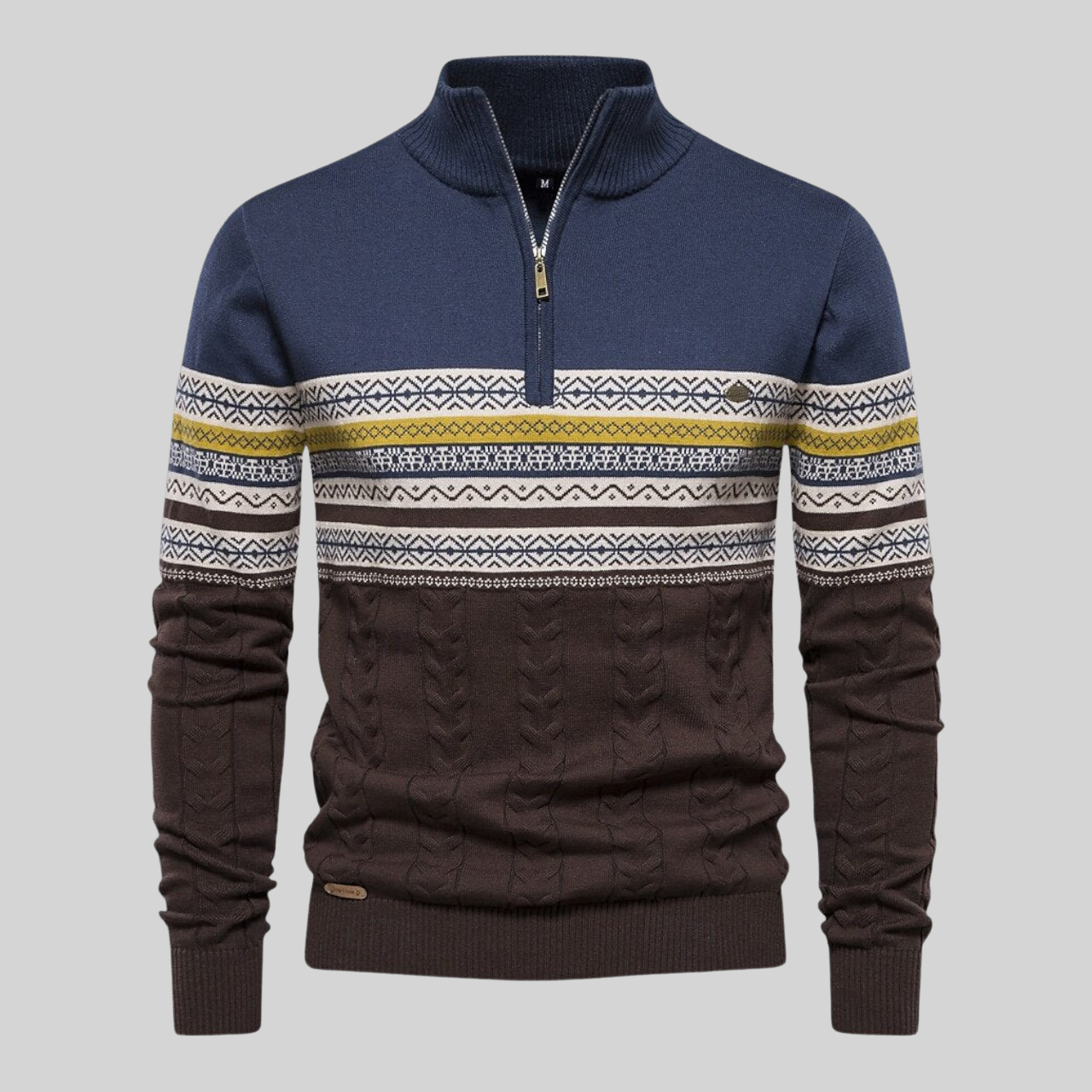 Malthe™ - Pull en maille élégant à col montant