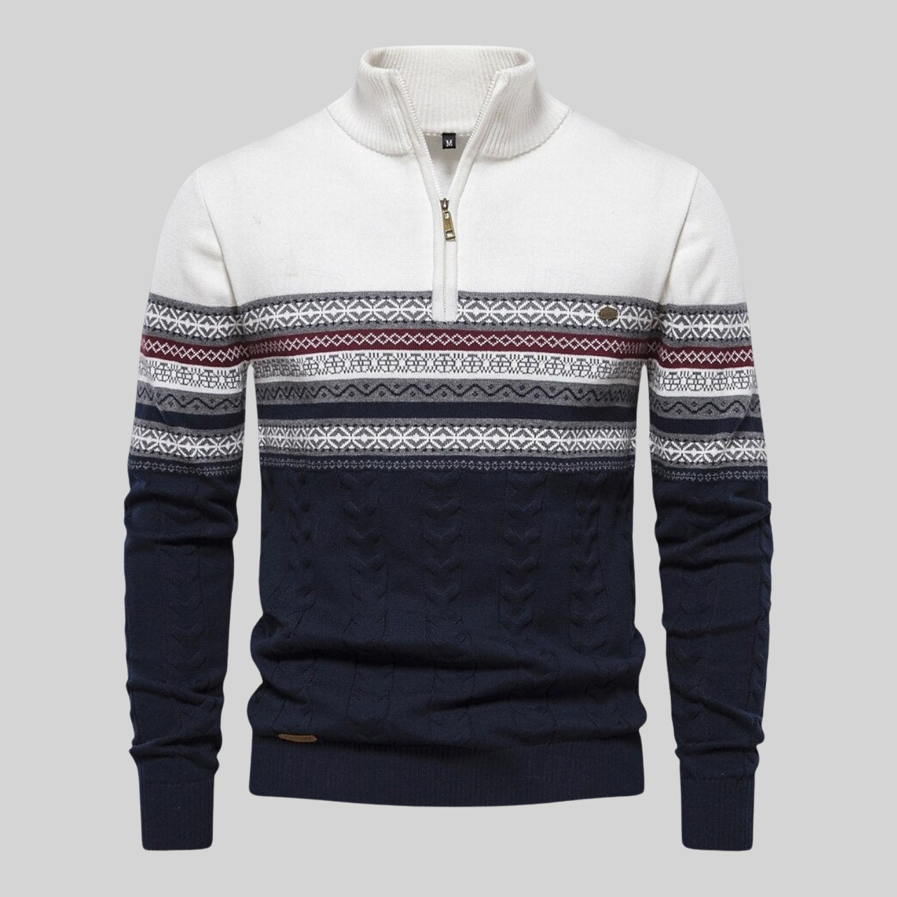 Malthe™ - Pull en maille élégant à col montant