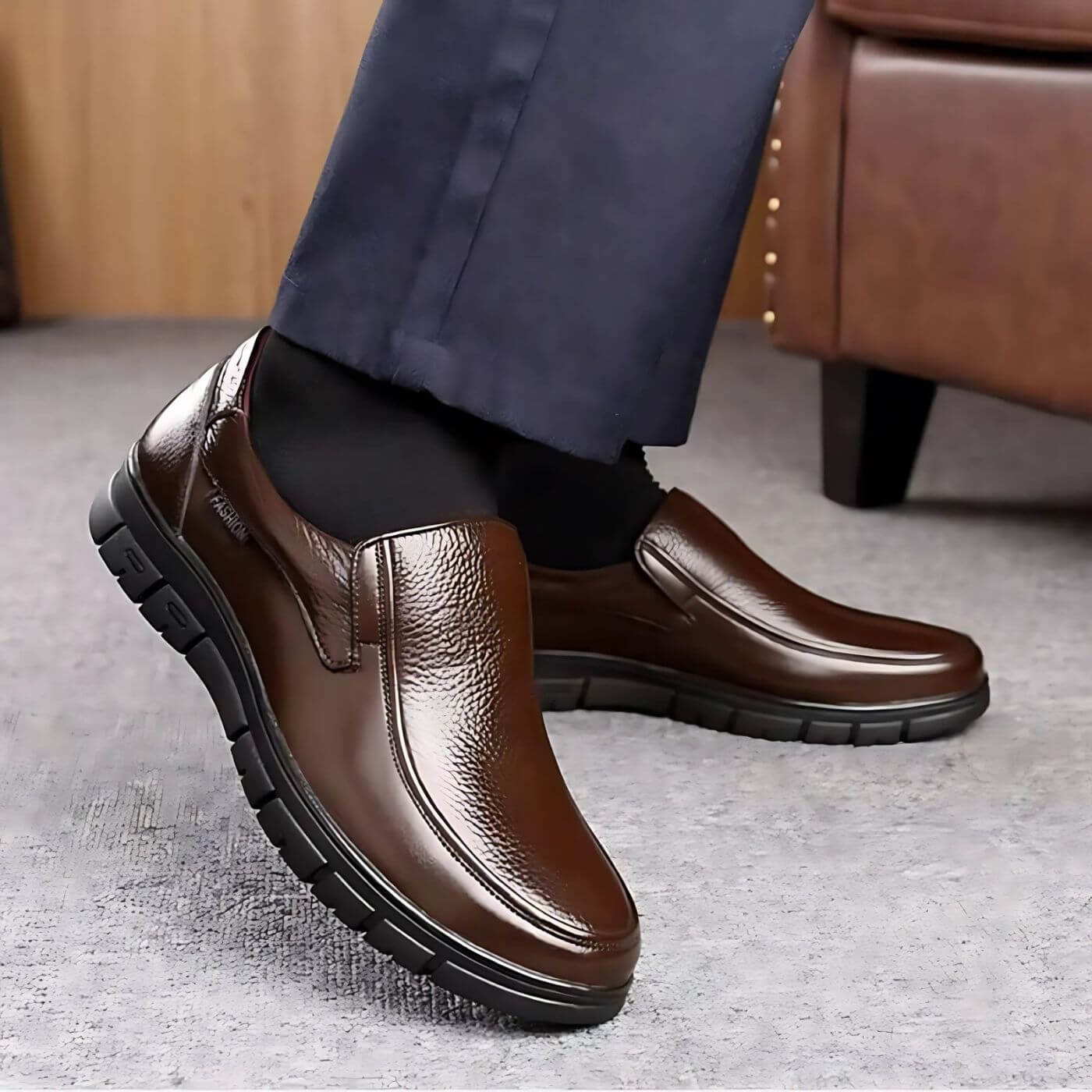 Leo™ - Chaussure homme en cuir