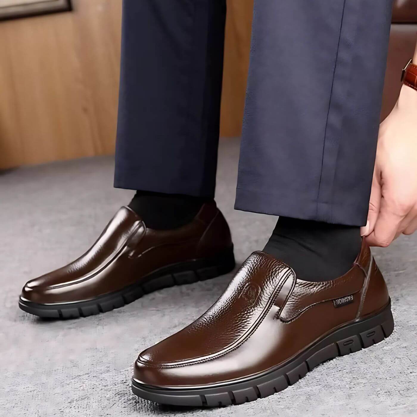Leo™ - Chaussure homme en cuir